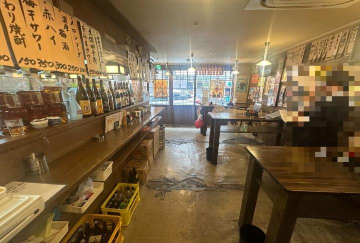 新小岩駅徒歩3分　人気の新小岩1階路面店舗、居酒屋居抜き物件！